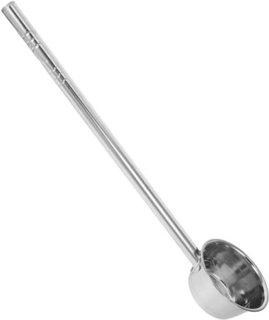 Mipcase Mestolo d Per Giardinaggio Lungo Manico Per Mestoli Cucchiai Da Zuppa Mestolo d in Acciaio Inossidabile Capacità Per Servire Verdure e Piante