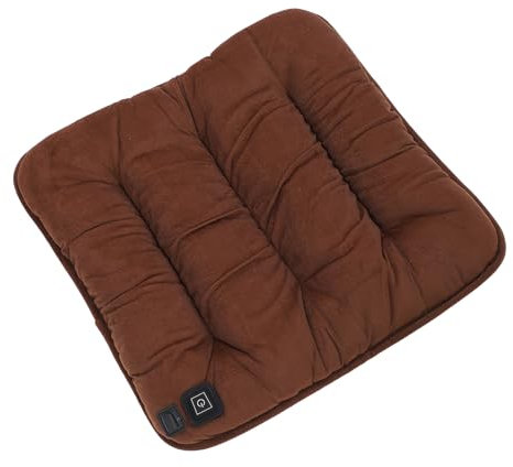 Materiale di Grafene Avanzato, Impostazioni di Temperatura Personalizzabile, Riscaldamento Istantaneo, Cuscino del Sedile Riscaldato Lavabile con Porta USB 44x42 Cm per il Viaggio per il Soggiorno