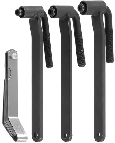 Hoite 1 set di strumenti per la regolazione delle viti delle valvole del motore della motocicletta, chiave inglese e spessimetro per scooter, biciclette e auto