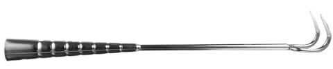 TOGEVAL Crochet à Viande Inox pour Barbecue Long 41 Cm Acier Inoxydable Solide Facile à Nettoyer Ustensile Cuisine Barbecue et Grillade Viande Rôtie Jambon Poulet