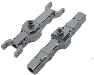 XAQRYQO RC Achse Vollständig Für WPL C14 1/16 RC Vorder- Und Hinterantriebsachse, RC-Auto, Ferngesteuertes Auto, Metall-Vorder- Hinterachsgehäuse
