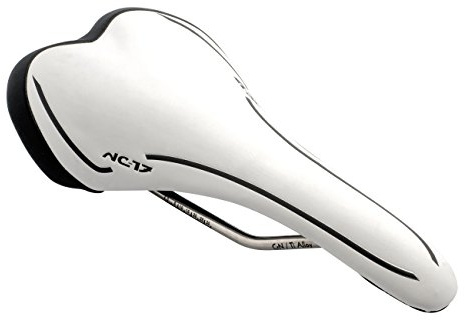 NC-17 CC Fahrrad Sattel XC Ti/All Mountain, MTB, BMX, Cross Country Fahrradsattel/Fahrradsitz / 7 mm Titan Gestell, 192 Gramm