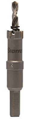 Starrett Carbide Tipped Hole Saw - CTD16 TCT Deep Cut Holesaw Cutter - For Metal Stainless Steel Iron Aluminium - 16mm