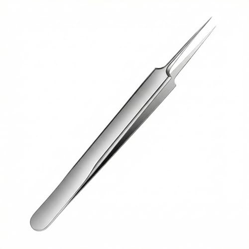 Mitesserpinzette zum Entfernen von Splittern und Splittern aus Edelstahl, professionelle Pinzette für eingewachsene Haare.