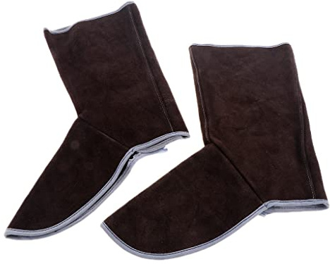 Couvre-chaussures, Pied De Travail Pour Soudeur/Couvre-chevilles, Guêtres De Soudure 12X 13 - marron