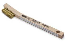 Lincoln Electric K3182-1 Brass Wire Brush for Aluminum, 3 x 7 Row, 12 Pack