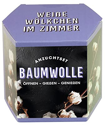 ANZUCHTSET BAUMWOLLE: Weiße Wölkchen im Zimmer.