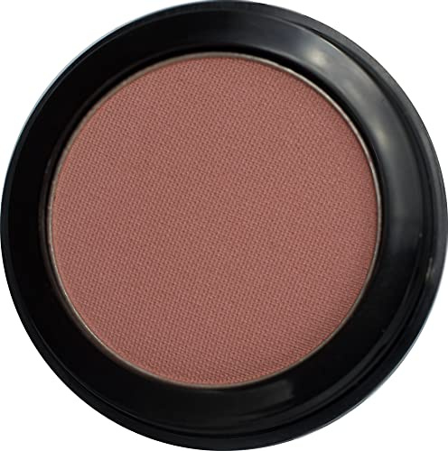Pure Ziva Mauve Rose Matte Dusty Muted Pink Blush Bronzer Pressed Cheek Color Powder, Talc & Paraben Free, 4 Grams, No Animal Testing & Cruelty Free