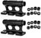 2 Stücke Auto Fahrrad Dachträger Gabelhalterung Vielseitiger Fahrradblock LKW Block Schnellspanner M5/M12/M15x100mm M15x110mm