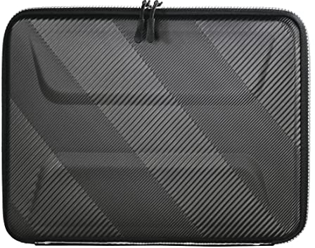 Hama Hardcase für Notebook bis 15.6 Zoll (Tablettasche, Laptoptasche für Notebook, Tablet, MacBook, Surface bis 15.6 Zoll, Hülle, Case, Laptophülle, Sleeve) Schwarz