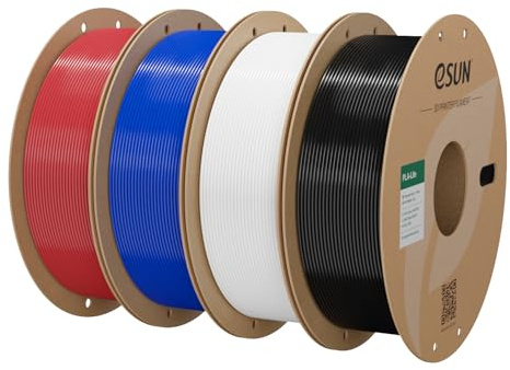 eSUN PLA Lite Filamento 1,75mm,filamento modificato4kg Rosso BluBianco Nero