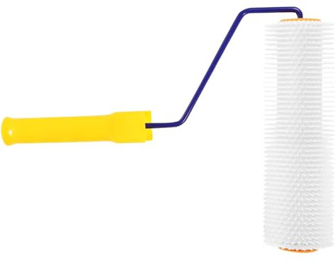 Gadpiparty Entlüftungs Stachelwalze 9 Zoll 23cm Länge Mit Griff Langlebige Bodenwalze Für Epoxid Bodenanstriche Selbstnivellierend Und Blasenentfernend
