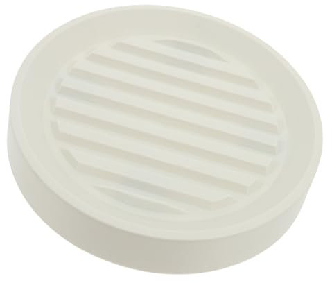 YARNOW Support Mobile pour Pots de Plantes Rond en PP et Acier Blanc avec roulettes Robustes pour Mobilité Facile et Protection l'eau en Intérieur