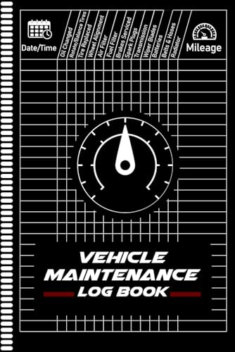 Vehicle Maintenance Log Book: Auto Service and Repair Record Book for Cars, Trucks & Motorcycles - Small Size