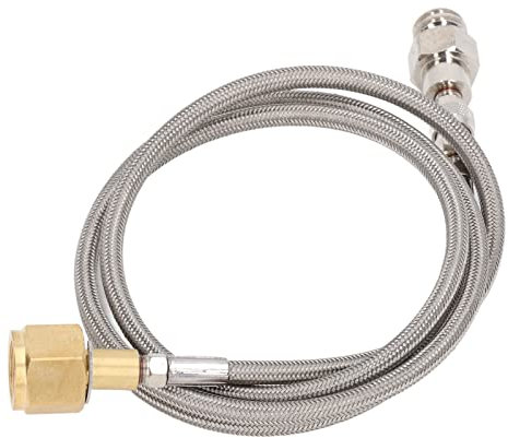 Soda Refill Adapter, Resistant Stainless Steel CO2 Cylinder Fill Connector 1500psi, Compact Size for Soda Maker (Eacamyugbs8pov9-12)