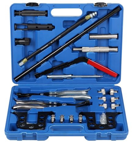 CPROSP Compressore per Molla della Valvola Universale, Riparazione della Guarnizioni per valvole, Adatto per Motori a valvole 8, 16 e 24, per Compressore OHV OHC