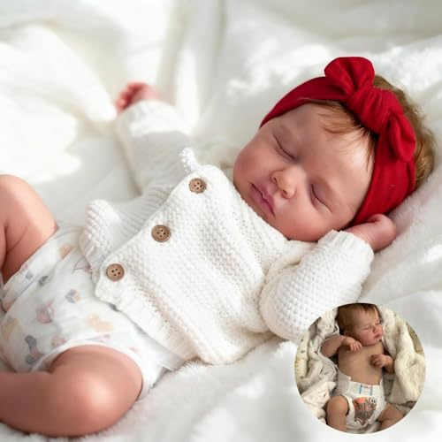 Anano Bebe Reborn Niña Cuerpo Completo, 50CM Muñecas Bebe Reborn Realista, Bebes Reborns De Vinilo Cuerpo Entero Realistas Y Reciennacida