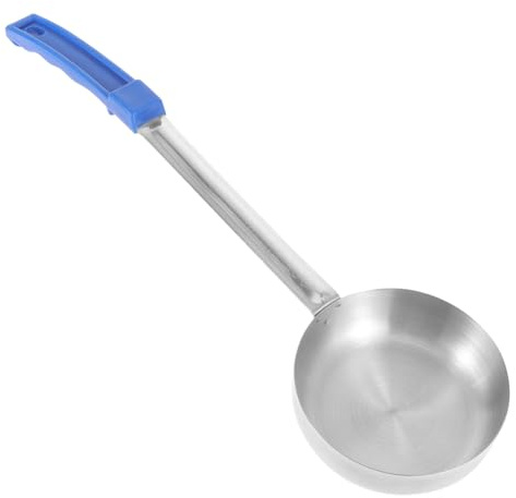Parliky Cuillère de Service Acier Inoxydable pour Sauce et Pizza Louche de Cuisine à Contrôle de Portion avec Manche Suspendable Facile à Nettoyer et Maniable pour Usage Domestique