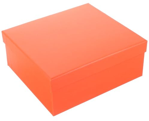 WRITWAA Quadratische Geschenkbox aus Papier Leichte und Sichere Aufbewahrungsbox mit Deckel für Büro und Outdoor Reisen Kleine Geschenkschachtel für Vielseitige Verpackungen