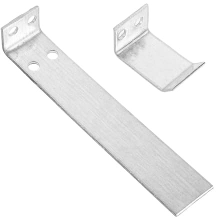 TOYANDONA Roller Shutter Travel Limiter Metal Plate Iron Material 2pcs Stable Limit Stop, Minimizing Noise and Improving Parking Consistency for Garage Roller Shutter and Garage Door