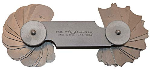Alfa Tools RG4 17/64 to 1/2 Radius Gauge Set