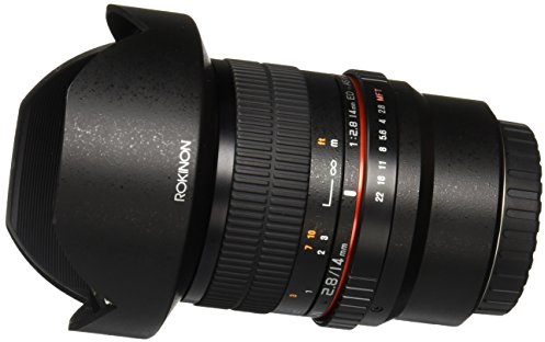 Rokinon FE14M-MFT F2.8 - Lente Ultra Ancha de 14 mm para Montaje Micro de Cuatro tercios y Lente Fija para cámaras Olympus/Panasonic Micro 4/3, Color Negro