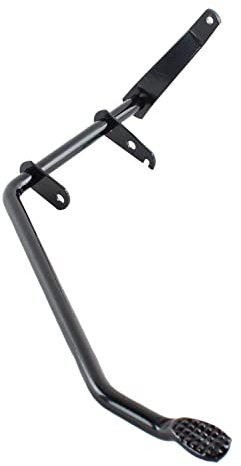 BISOMO Fußbremshebel, Bremshebel, Bremspedal, Kompatibel mit Simson S50, S51, S70 und Enduro, Schwarz grundiert