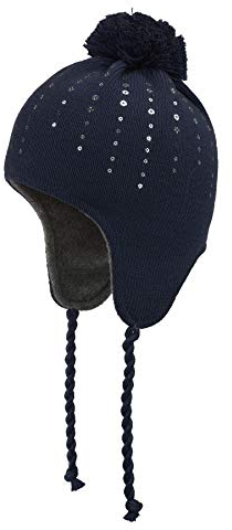 Döll Mädchen Inkamütze Strick Mütze, Blau (Navy Blazer|Blue 3105), S (Herstellergröße: 47)