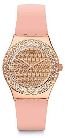 SWATCH Montre Analogique Quartz Irony Medium YLG140 Pink Confusion