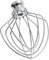 MMOBIEL Frusta a 6 fili accessorio sostituzione di acciaio inossidabile compatibile con KitchenAid K45, KSM15, KSM110, KSM103, KSM75, KN15, e KSM90 Stand Mixer