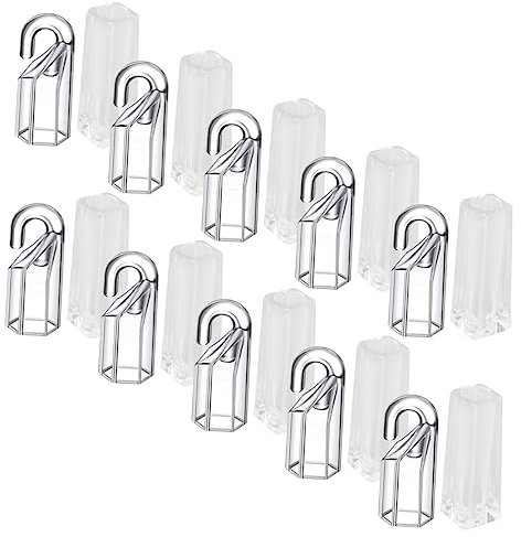 VILLCASE 1 Juego De Ganchos De Repuesto para Ventanas Cortina Persiana Interior Giratoria Varilla De Accesorios Persianas Ciegas De Fijación para Tapas Partes Conector De Varita