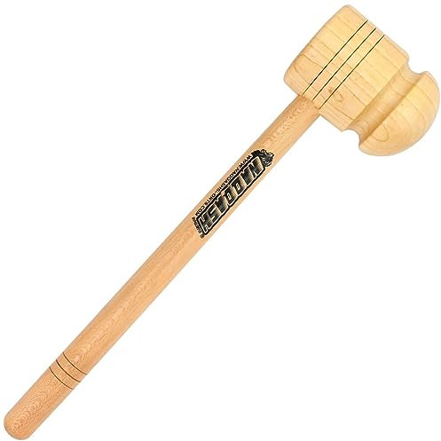 One Side Bat Mallet for Cricket Bat Knocking Ash Wood by Naqqash Sports