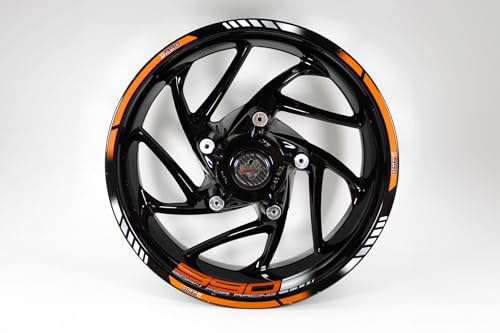 Felgenrand Aufkleber Felgenrandaufkleber Felgenbett Motorrad kompatibel mit KTM 990 Duke X710150VA