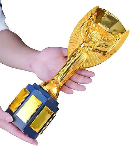 Réplique de la Coupe Jules Rimet Trophée de la Coupe du Monde Résine Champions Trophées Souvenir Club House Bureau Affichage Thème Ornements Cadeau pour Les Fans de Football
