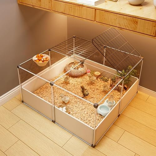 Hühnerzuchtkäfig, transparenter Betrachtungsraum für kleine Tiere, Rutin-Hühnerzuchtbox für Frettchen, Chinchilla, Meerschweinchen, Hamster, Rennmäuse, Wachteln, Hühner