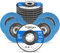 STEBRUAM 12 Pack 115mm discos de láminas, Amoladora Angular Lijado Disco 60 Grit Zirconia Muelas Discos para Pulir Soldadura Juntas Óxido de Aluminio Abrasivos Discos Tipo 29 Amoladora Discos