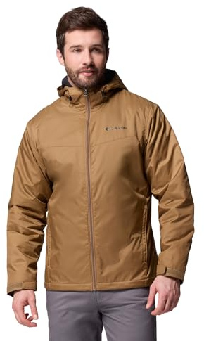 Columbia Mens Glennaker II Sherpa Lined Rain Jacket, Delta, 3X