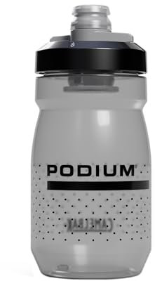 Camelbak PODIUM 710 ml – bike bottle – lightweight and compact – self-sealing cap – easy handling – leak-proof – fits in bottle holder – Smoke, size: OS