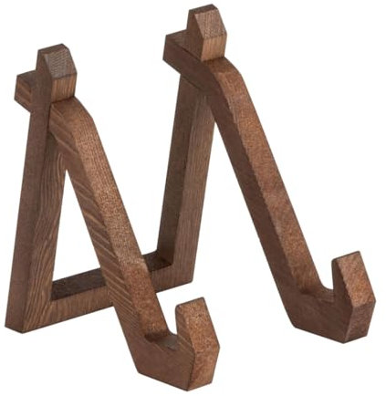 CONGARTENO Holz Recipe Holder Küchenregal Mit Stabiler Basis Vielseitiger Kochbuchhalter Für Küchentheke Schräger Eleganter Küchenarbeitsplatte Book Display Stand