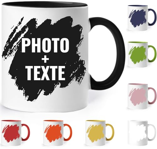 tostadora Tasse Personnalisée - Tasses Colorées Personnalisées - Mug Personnalisé Photo et Texte