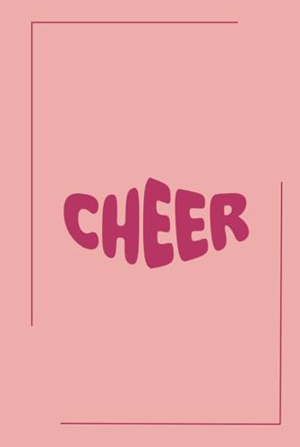Cheerleading Notebook: 120 Page 6x9 Cute Journal