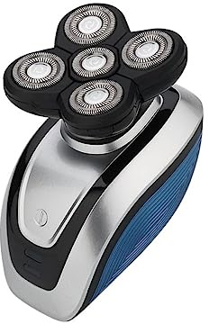 SHERCHPRY Maquinilla Eléctrica Usb Para Hombre Afeitadora Eléctrica De Cuchillas Recortadora De Cabello Cabezal Flotante Carga Usb y Cepillo Facial Giratorio