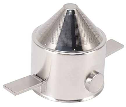 Yctze Filtro de café de Acero Inoxidable portátil: Goteo Reutilizable Plegable para Viajes, Acampar y Uso de la Oficina
