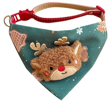 Hund Bandana Niedlich, Dreieck Hundehalstuch mit Schnallen-Schlüsselring, Einstellbare Haustiere Halsband für Kleine Hunde Katzen