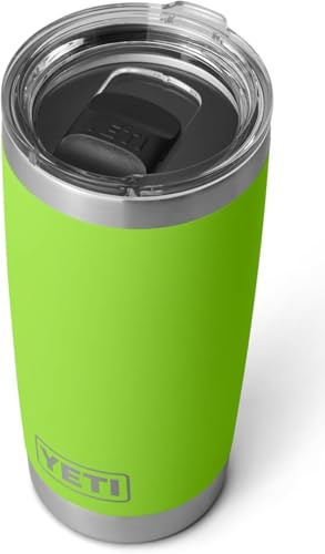YETI Rambler Gobelet avec couvercle Magslider amovible, 591 ml, tasse à café isotherme en acier inoxydable, Venom