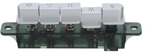 DIYEAH Range Hood Control Panel Five-button Switch for Kitchen Appliance Key Board Replacement for Traditional Push Hoods