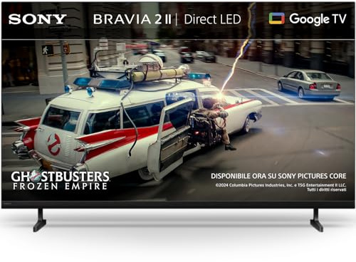 Sony BRAVIA 2 II 65 Pulgadas TV 4K Smart TV (Google TV), Procesador X1, Escalado 4K, Dolby Atmos y DTS:X, Compatible con PS5, 65S20M2, Modelo 2026