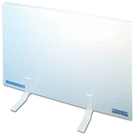 Tatco Energy-Saving 150 Watt Heating Panel Heater, Metal Case, 23 Width x 1 Depth x 16 Height, White (39000)