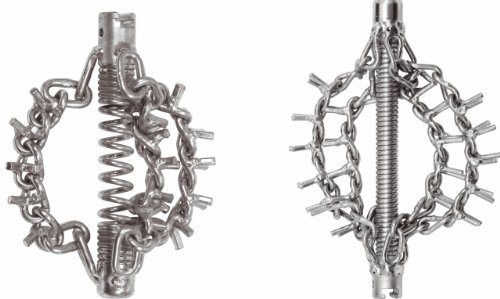 KS Tools 900.2187 Raschiatore a Catena con Catene Lisce, 4 Catene, Spirali 16 mm