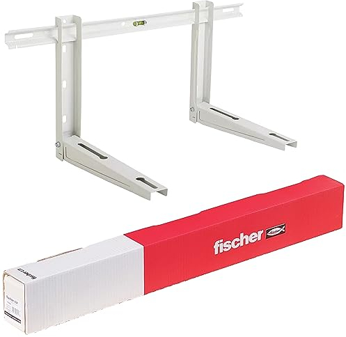 Fischer Supports pour climatisation, unité extérieure KLIMA KLIK 465, longueur du bras étagères 465 mm, comprend des chevilles Fischer originales et des pieds antivibrants